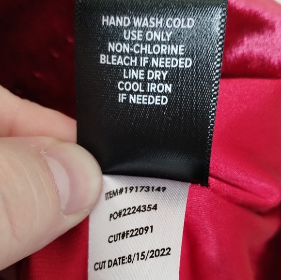 Torrid Red Velvet Classic Blazer Women's Size 0X - Picture 7 of 7